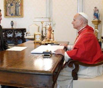 Papa se susreo s predsjednikom Hrvatske Zoranom Milanovićem