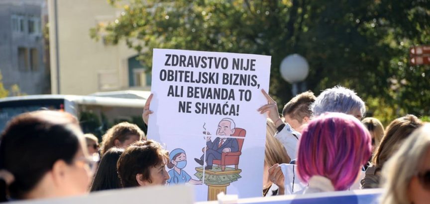 Stotine zdravstvenih djelatnika HNŽ traži ostavku ministra Bevande i novi kolektivni ugovor