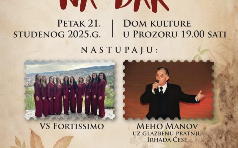 NAJAVA: Koncert i izložba slika “MOM GRADU NA DAR”
