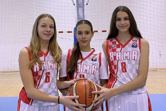 Tri košarkašice HŽKK Rama pozvane na kontrolni trening reprezentacije Hrvatske