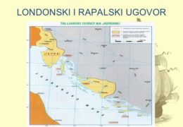 Rapalskim ugovorom 1920. Hrvatska je izgubila Istru, kvarnerske otoke, Rijeku i Zadar