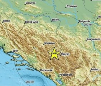 BiH pogodila dva slabija potresa u razmaku od pola sata