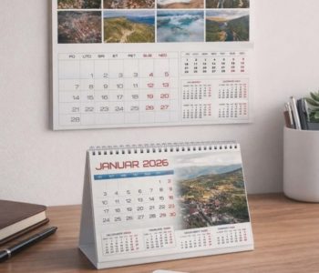 U ponudi kalendar za 2026. godinu s motivima Prozor-Rame