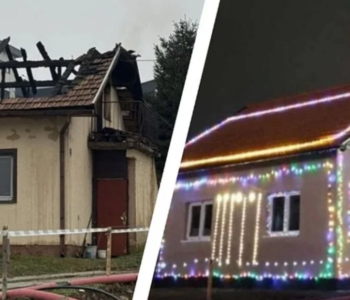 BOŽIĆNA PRIČA IZ ZENICE: Nakon što je požar uništio dom, susjed dao obećanje: ‘Kuća obitelji Ljubas zasjat će za Božić’