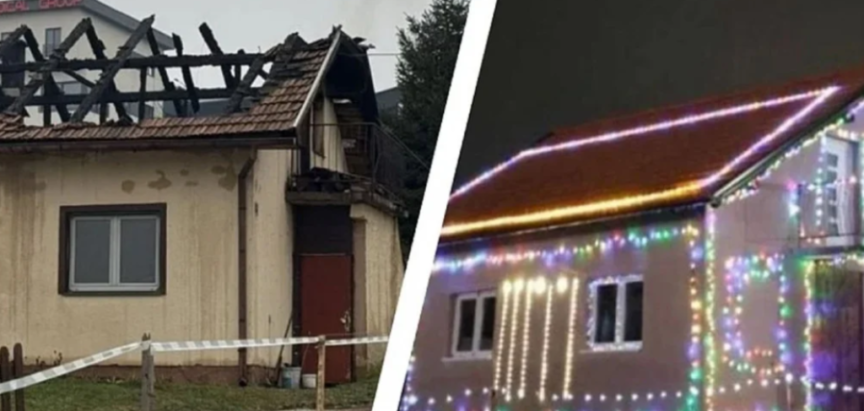 BOŽIĆNA PRIČA IZ ZENICE: Nakon što je požar uništio dom, susjed dao obećanje: ‘Kuća obitelji Ljubas zasjat će za Božić’