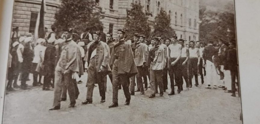 Ministar Pavle Radić na «Napretkovoj» proslavi tisućgodišnjice hrvatskog kraljevstva u Sarajevu 1925.godine