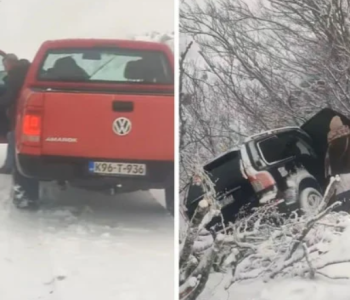 GSS Mostar i službe spasili četvero stranaca, od toga dvoje male djece