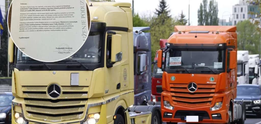 Prijevoznici nastavljaju blokadu granice s Hrvatskom, šteta veća od 17 milijuna KM