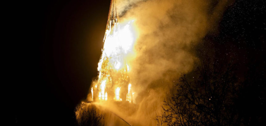 U Amsterdamu, vatra u samo par sati progutala simbol grada, zvonik crkve Vondelkerk