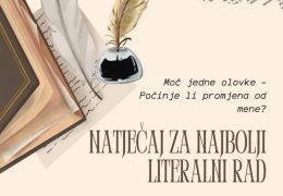 Natječaj za najbolji literarni rad