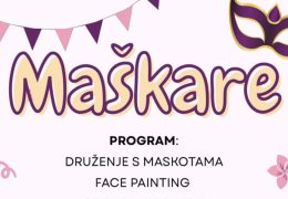 Maškare u Domu kulture, zabava za najmlađe