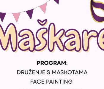 Maškare u Domu kulture, zabava za najmlađe