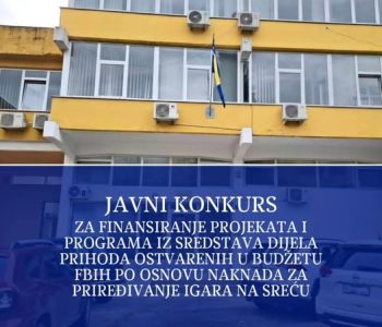 Javni natječaj Federalnog ministarstva obrazovanja i znanosti za projekte iz sredstava igara na sreću
