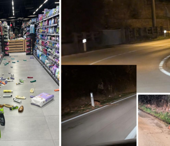 Teška noć u Hercegovini, potresi izvukli ljude iz domova, materijalna šteta u epicentralnim područjima