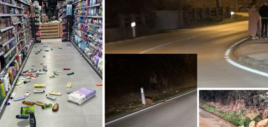 Teška noć u Hercegovini, potresi izvukli ljude iz domova, materijalna šteta u epicentralnim područjima