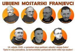 81. godišnjice ubojstva mostarskih franjevaca