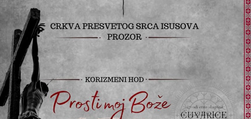 NAJAVA: Završni korizmeni koncert u prozorskoj crkvi