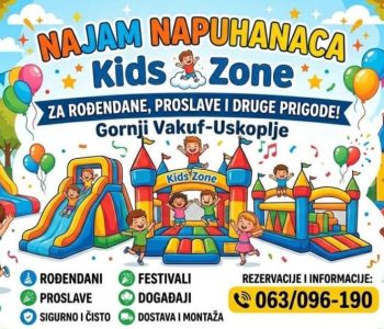 PROMO: Kids Zone Gornji Vakuf-Uskoplje svako dvorište pretvara u pravo mjesto zabave
