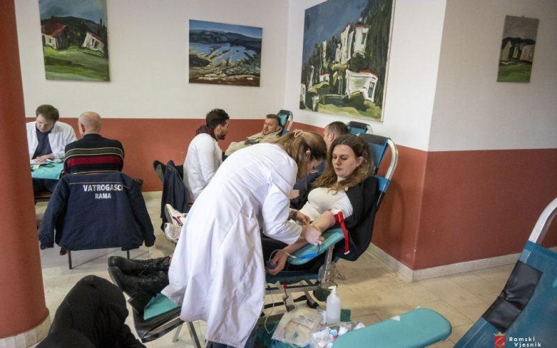 Prikupljeno 50 doza krvi na dobrovoljnoj akciji darivanja u Prozoru
