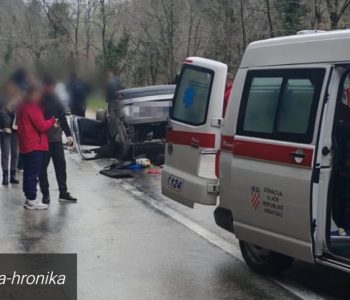 Jedna osoba teže ozlijeđena u prometnoj nesreći na putu Prozor–Jablanica