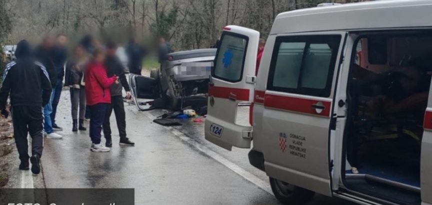 Jedna osoba teže ozlijeđena u prometnoj nesreći na putu Prozor–Jablanica