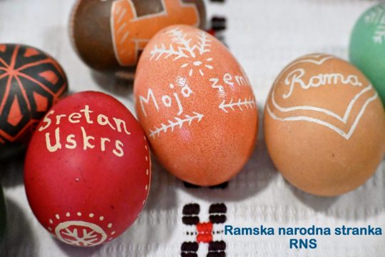 Ramska narodna stranka uputila je uskrsnu čestitku