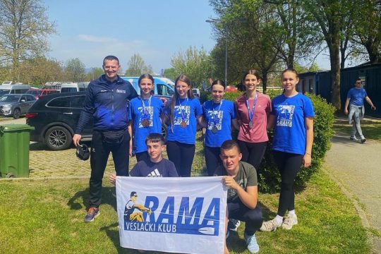 Veslački klub “Rama” se s međunarodne regate Croatia Open vratio sa srebrom i broncama