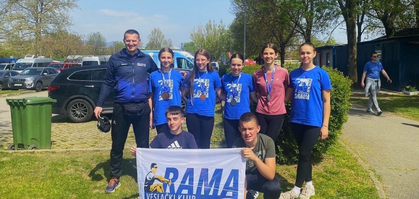 Veslački klub “Rama” se s međunarodne regate Croatia Open vratio sa srebrom i broncama