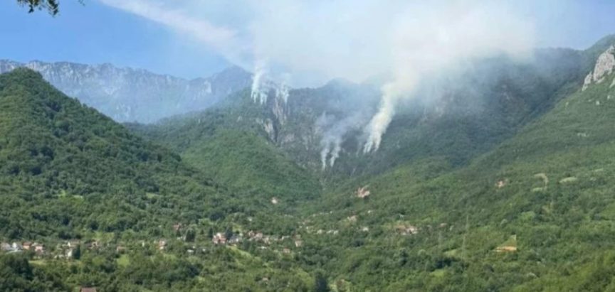 Požar kod Jablanice i dalje aktivan