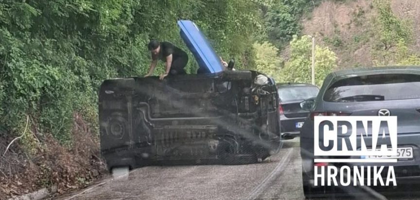 U prometnoj nezgodi kod Gračaca na magistralnoj cesti Jablanica – Prozor u spašavanju sudjelovali policijski kadeti