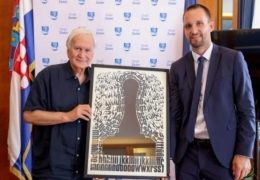 ŽIVOTNO DJELO: Erlić primio Bašića: ‘Dok god budem mogao, doprinosit ću projektima i idejama za Zadar‘