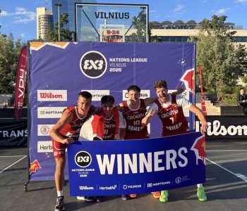 Patrik Ćavar i Marko Malekinušić s Hrvatskom reprezentacijom 3×3 osvojili prvi turnir u Vilniusu