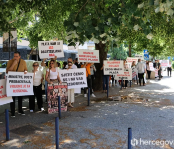 SINDIKAT PRAVOSUĐA HNŽ-a: ‘Ponude Vlade su diskriminatorne, u sudovima se već stvaraju zastoji’