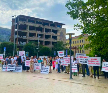 Zaposleni u pravosuđu HNŽ-a stupili u štrajk upozorenja