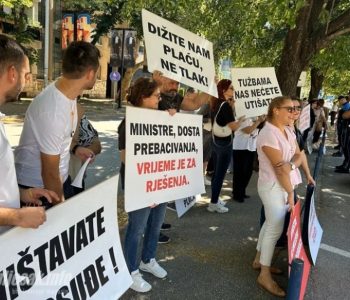 Pravosudni djelatnici izlaze na ulicu