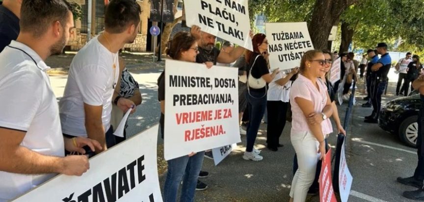 Pravosudni djelatnici izlaze na ulicu