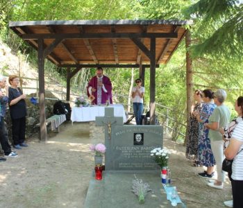 Misa i molitva na zavjetnom grobu fra Stjepana Barišića u Donoj Vasti