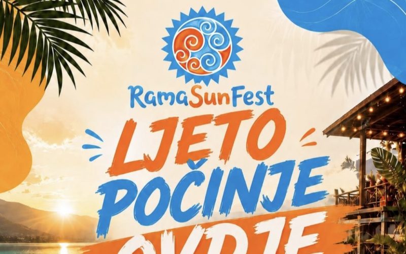 Rama Sun Fest seli na obalu Ramskog jezera – ljeto, glazba i odlična atmosfera!