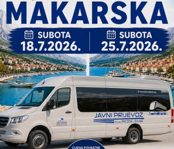 JEDNODNEVNI PRIJEVOZI NA MORE U MAKARSKU