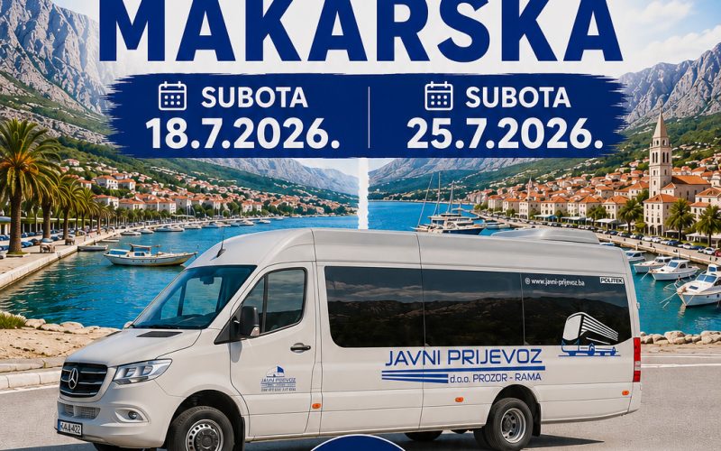JEDNODNEVNI PRIJEVOZI NA MORE U MAKARSKU