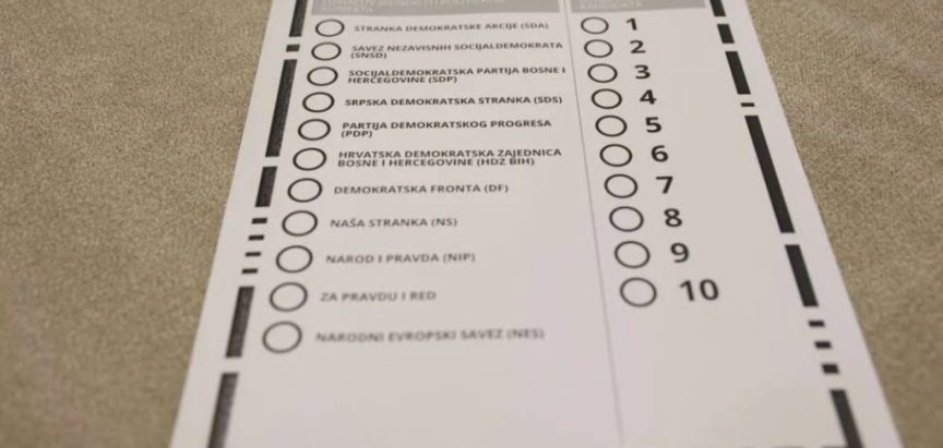 Novi glasački listići u BiH bez imena i prezimena kandidata