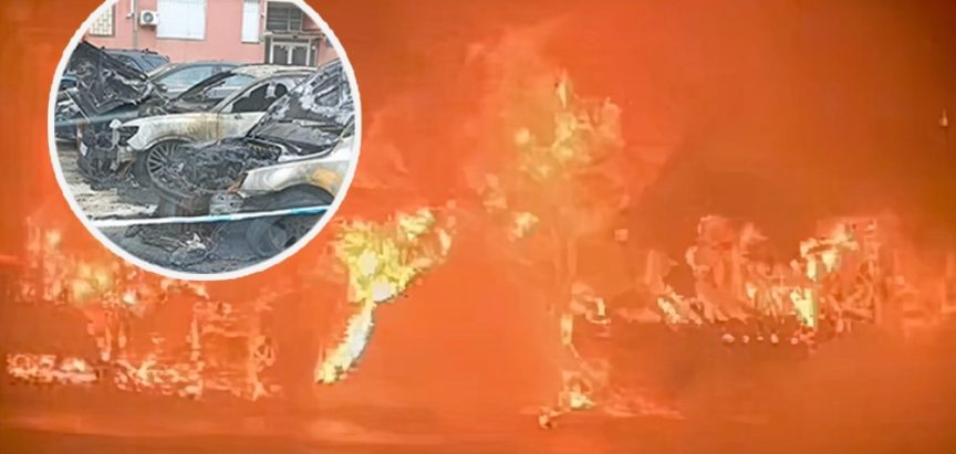 U Jablanici izgorjela četiri automobila tijekom noći