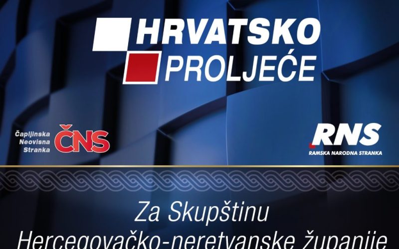 NAJAVA: Središnji predizborni skup koalicije „Hrvatsko proljeće“ u Prozoru-Rami