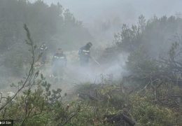 I dalje su aktivna žarišta na Čvrsnici, a vatrogasci su na terenu