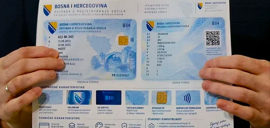 Ovako će izgledati nove prometne dozvole u Bosni i Hercegovini
