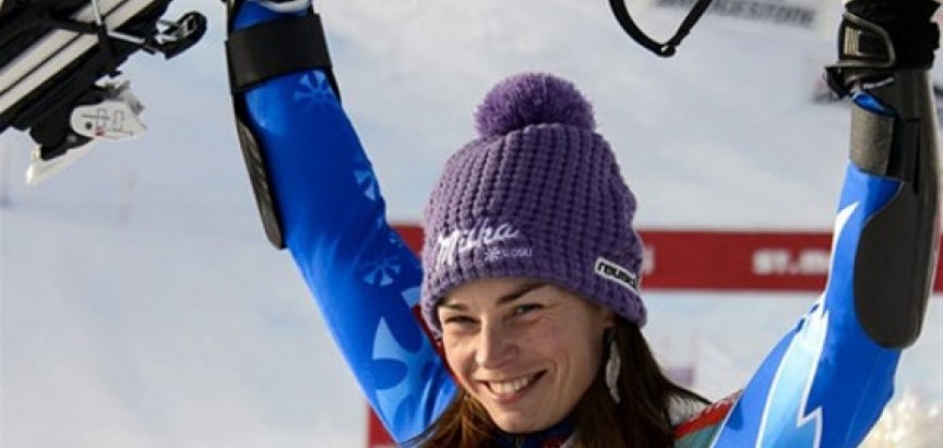 Slovenska skijašica Tina Maze slavila u Leviju
