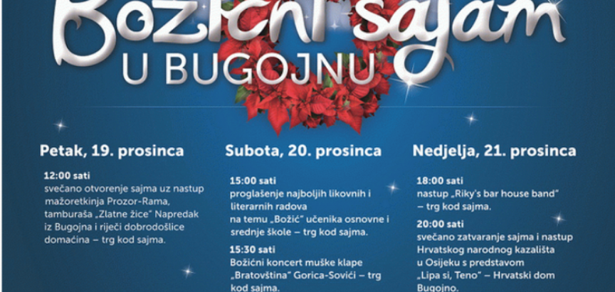Božićni sajam u Bugojnu od 19. – 21.12. 2014. godine
